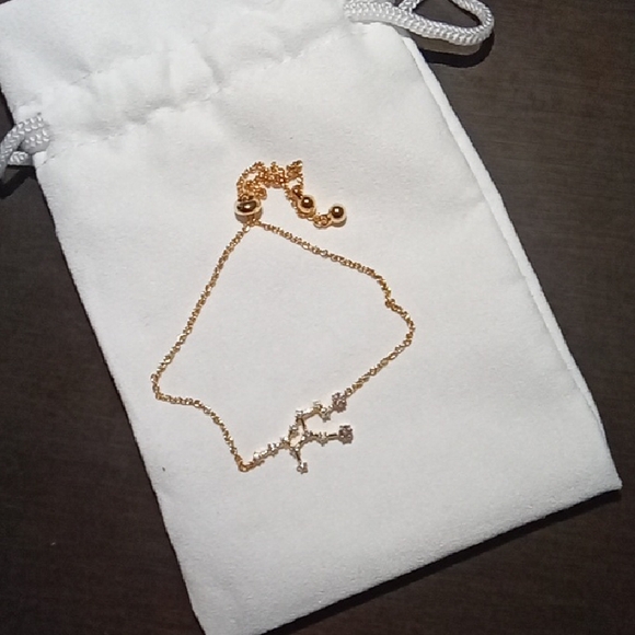 Gold Virgo Constellation Bracelet - Picture 4 of 4
